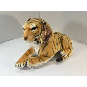 Tiger Plush Stuffed Animal Tiger Wind North American Corp. 18" Realistic